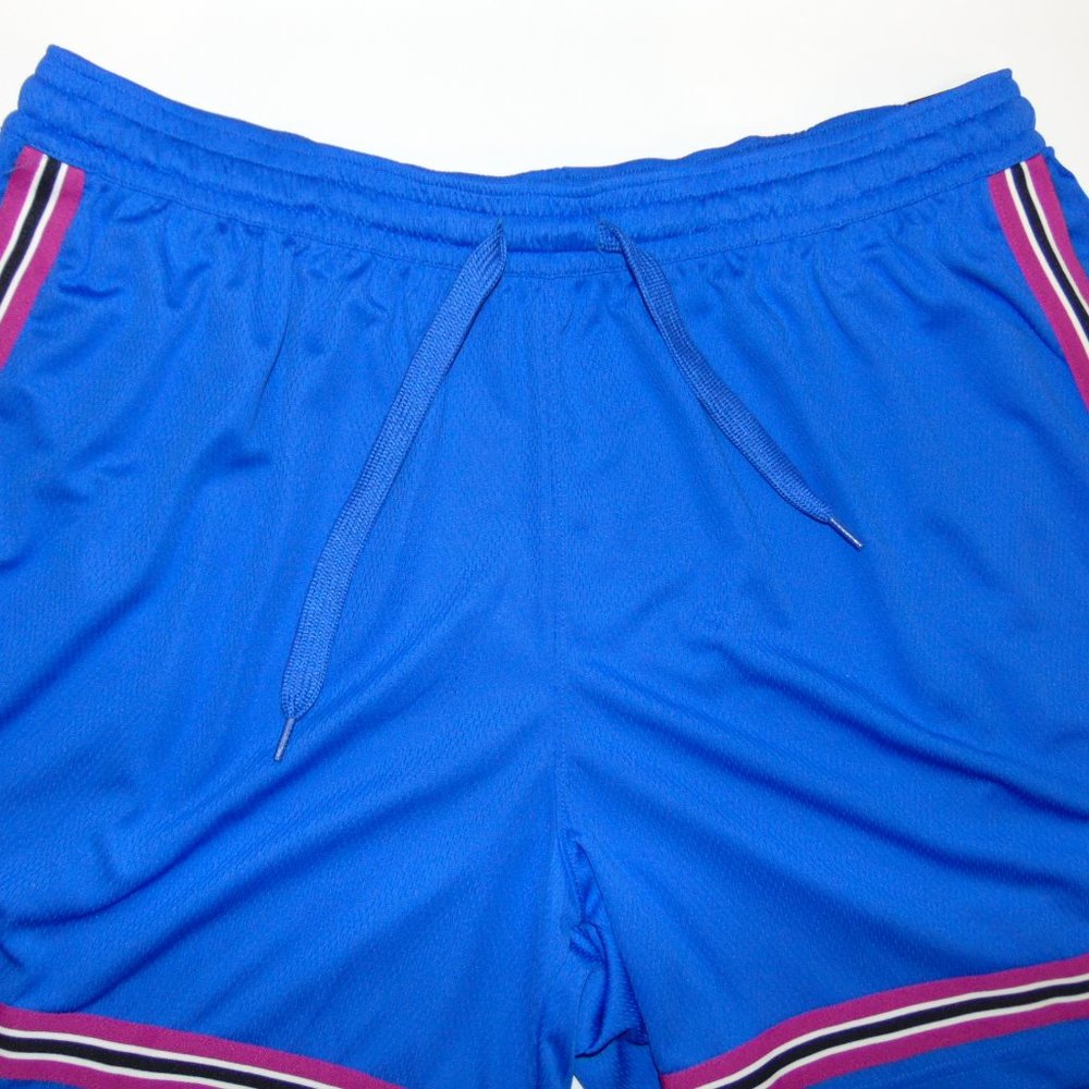 COPY - Nike Women' Dri Fit Fly Basketball Shorts 3XL Polyester Blue - Picture 3 of 10